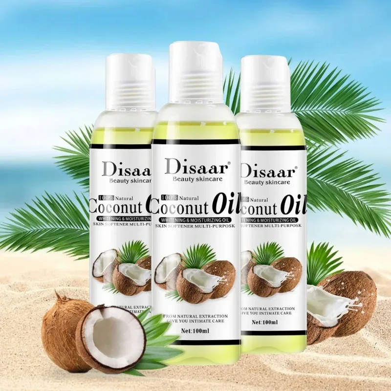 

Natural Organic Coconut Oil Body Face Massage Essential Oil Moisturizing Relaxation Oil Control Skin Care Help Sleep Disaar