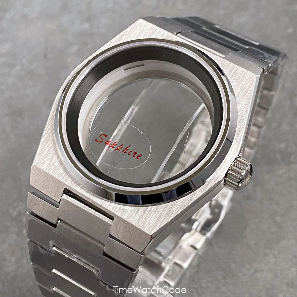 NH35 Watch Case 40mm for PRX Super Player Men Watch Fit NH36 NH38 4R35 4R36 Movement Chapter Ring Sapphire Modification Parts