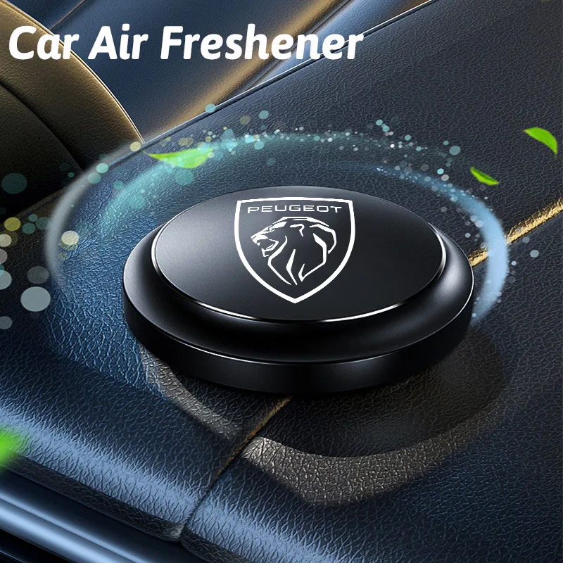 Car Air Freshener Solid Perfume Rotaing Aromatherapy Decor For Peugeot 408 4008 308 3008 Rifter 5008 508 2008 208 301 RCZ 407