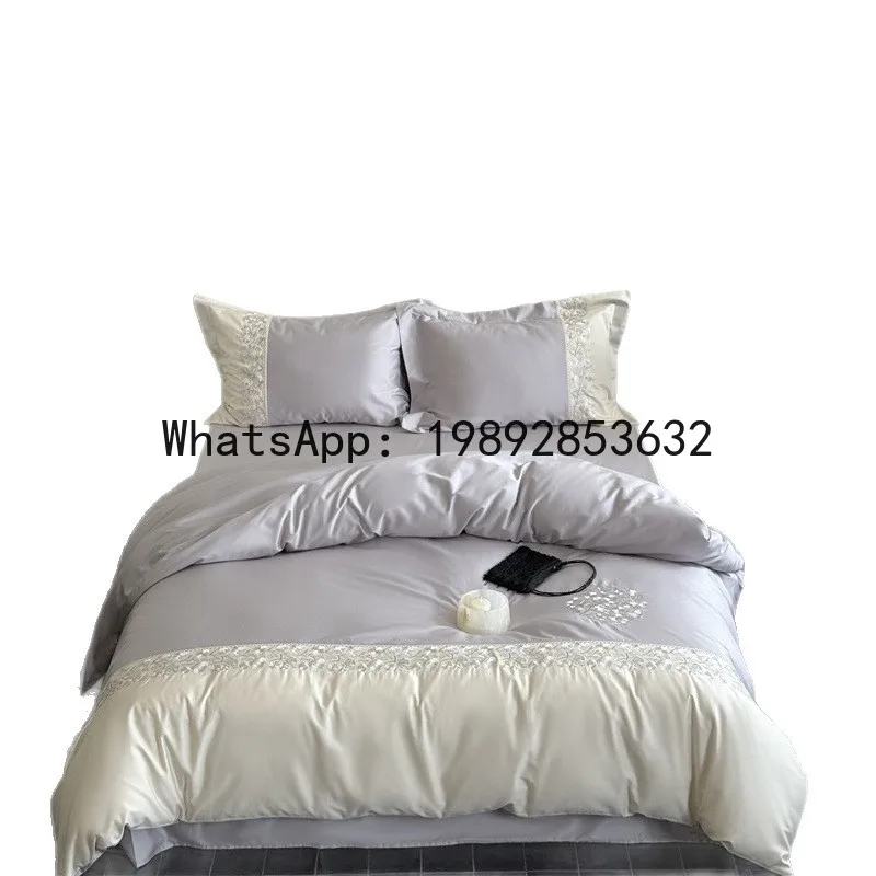 

PYJ light luxury 100S high-count Xinjiang cotton four-piece set