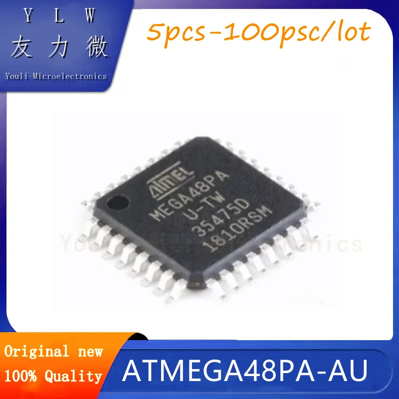 

ATMEGA48PA-AU QFP-32 AVR microcontroller IC chip New imported original