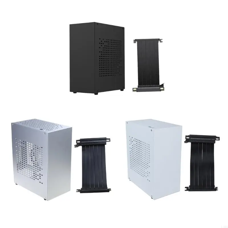 

L4MA HTPC Case A07 Mini ITX Chassis Supports RTX2070 CPUs USB3.0 with PCIE3.0 Cable USB3.0 Port 1U Power Supply Aluminum