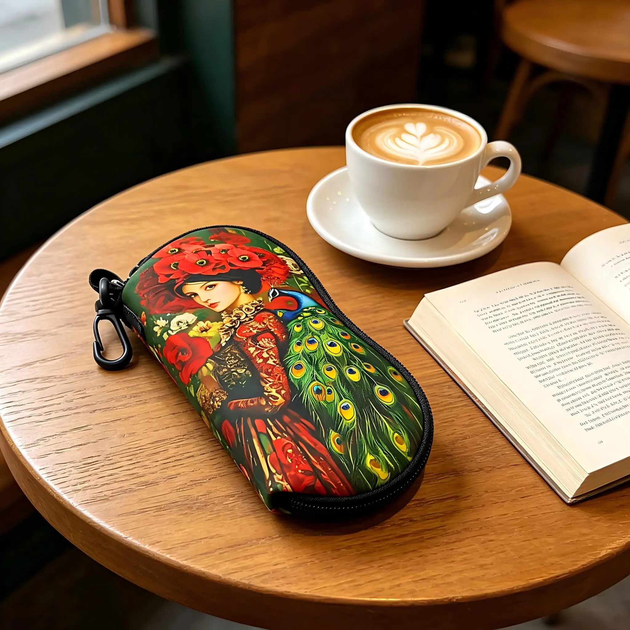 Sunglasses Case Colorful Fashion Eyewear Storage Leather Eyewear Case Portable Printed Glasses Box For Travel Pocket Backpack