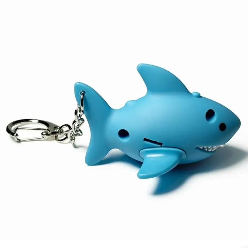 

91AF Shark LED Light Keychains with Bright Glows for Finding Keys Child Entertainment