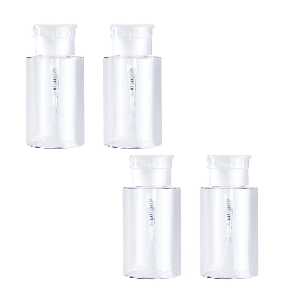 

4pcs Pump Bottle 100Ml Empty Dispensing Bottle For Travel Lotion Subpackaging Essential Oil Container