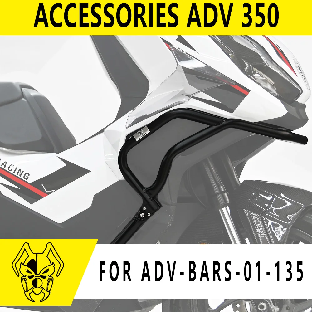 

MTKRACING Three-piece Crash Bar for Honda ADV 350 2022-2025 Engine Bumper Protector Crash Bar Engine Frame Protector