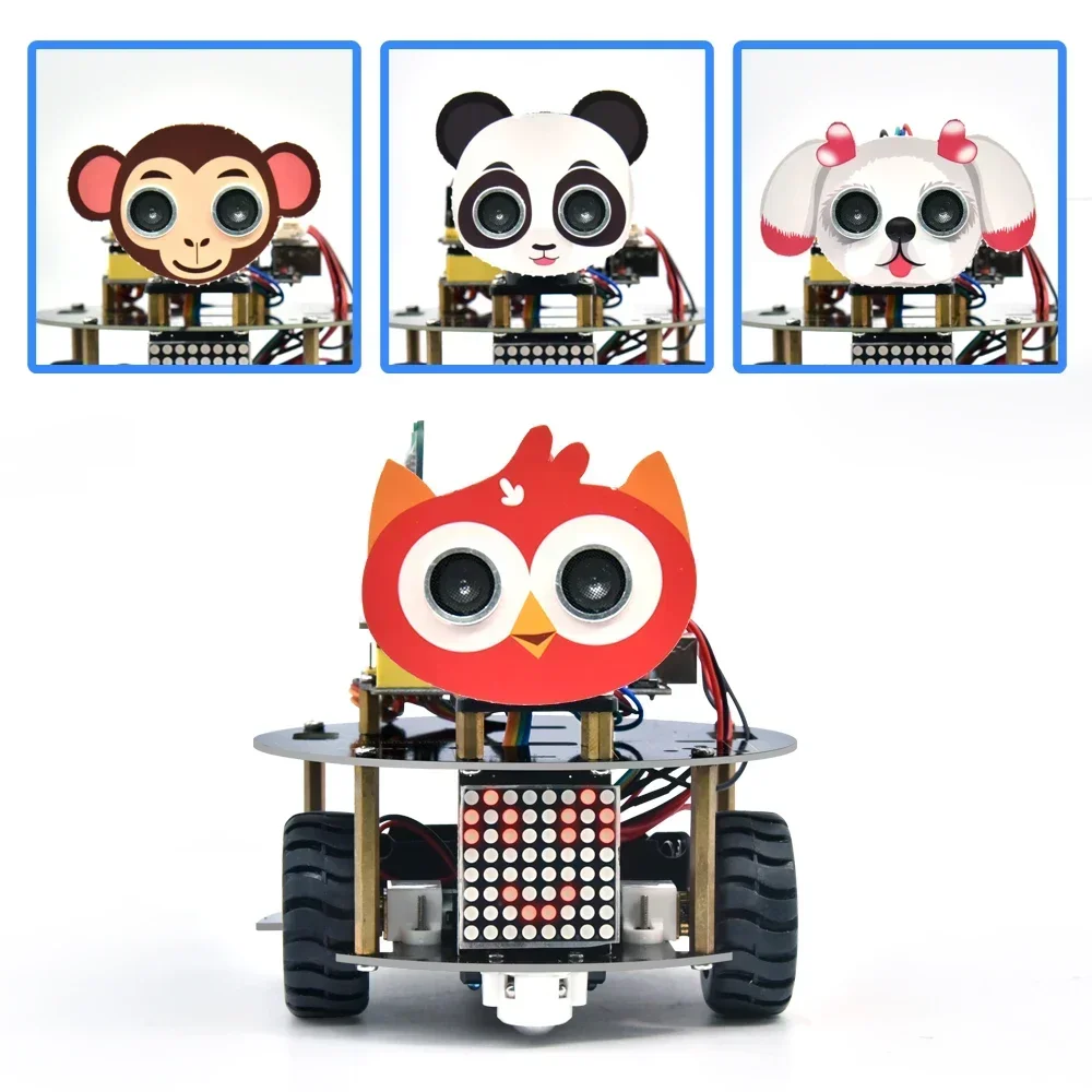 New Keyestudio Multifunction Smart Little Turtle Robot Car V3.0 for Arduino Robot STEM Kids Toy Programable Robot Kit DIY Toys