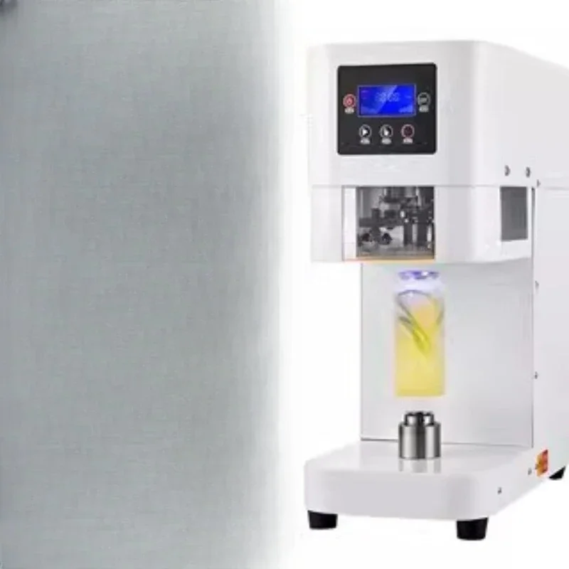 Automatic Can Sealing Machine Commercial Milk Tea Shop Beer Intelligent Can Sealing Beverage Capping Packaging Aluminum Cans