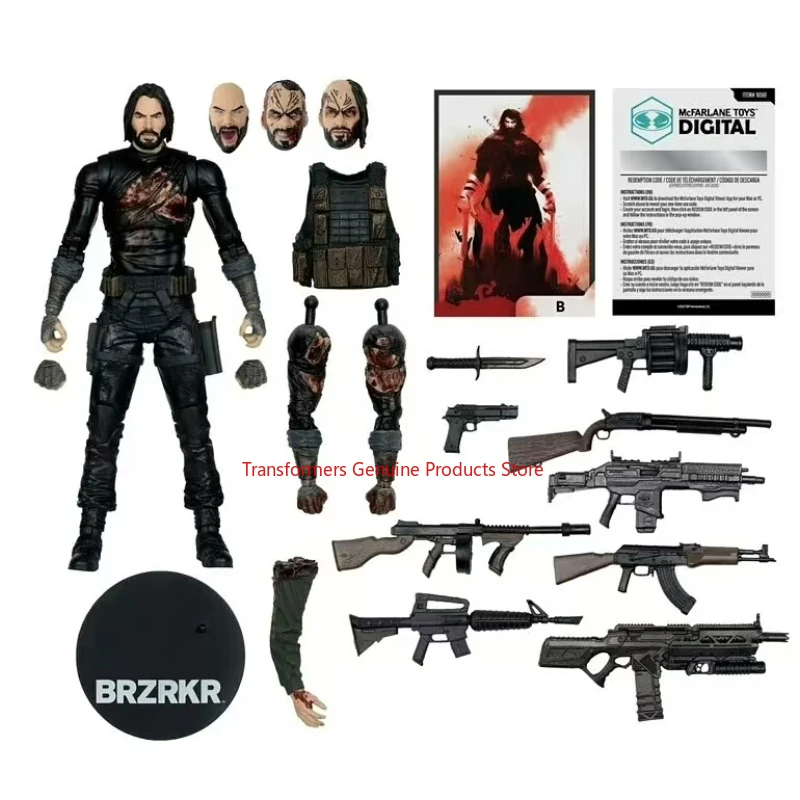 

In stock Keanu Reeves Berserker action figures anime characters Out of print figures Cartoons hot toys studio birthday gift