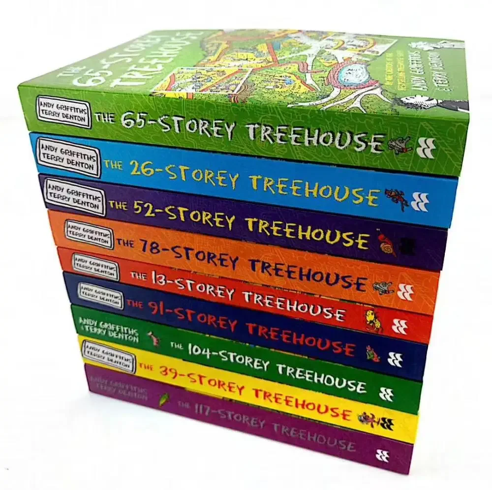 9 Books/Set book sets in english The Storey Treehouse Book Interesting Story Picture English Book Kids Reading