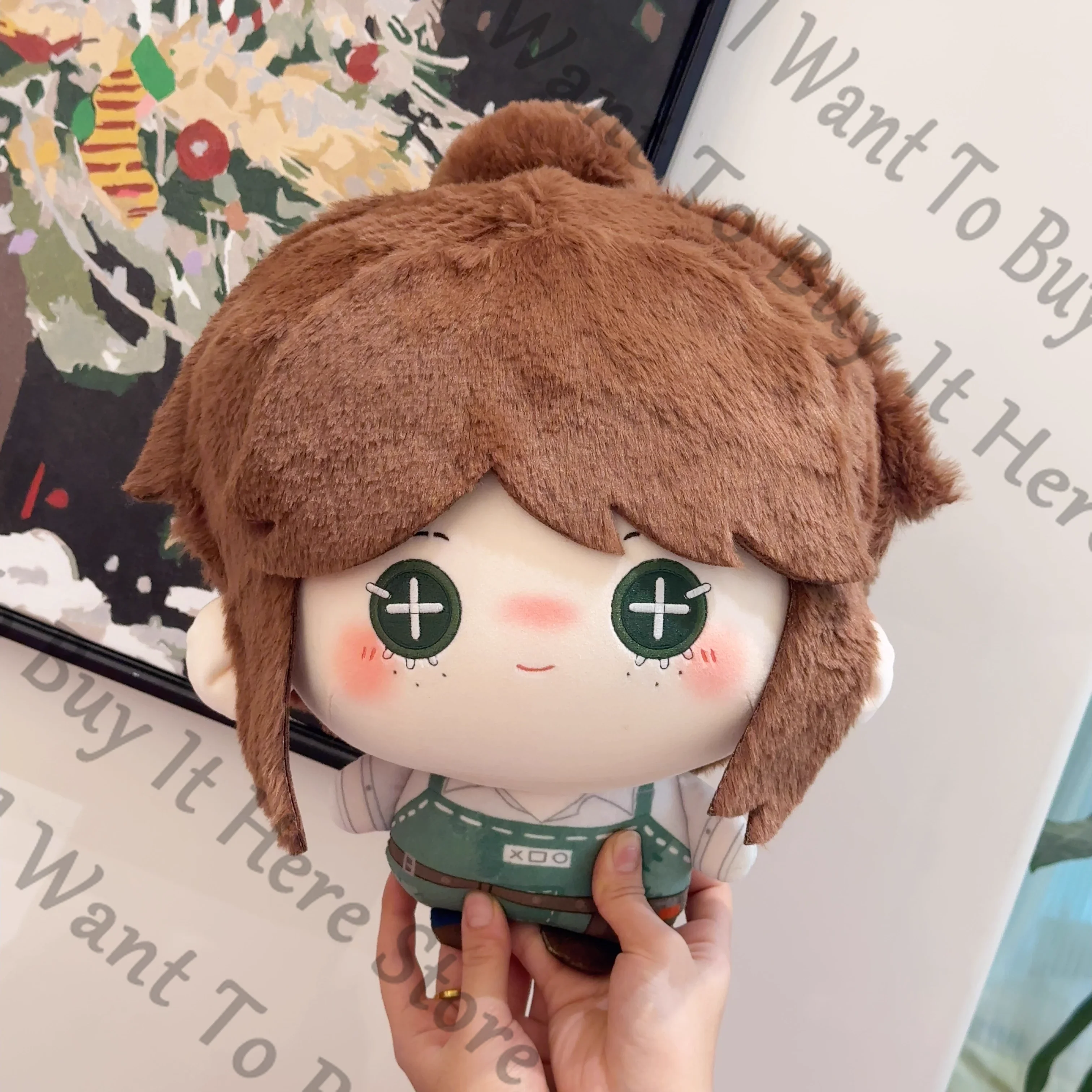 

Anime Identity Ⅴ Gardener Emma Woods Embalmer Aesop Carl Cosplay Cartoon Fluffy Maumet Cushion Cotton Throw Pillow Puppet Gift