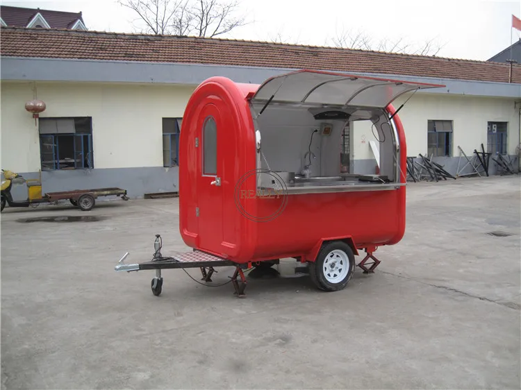 street breakfast food cart fast truck mobile food trailer for sale