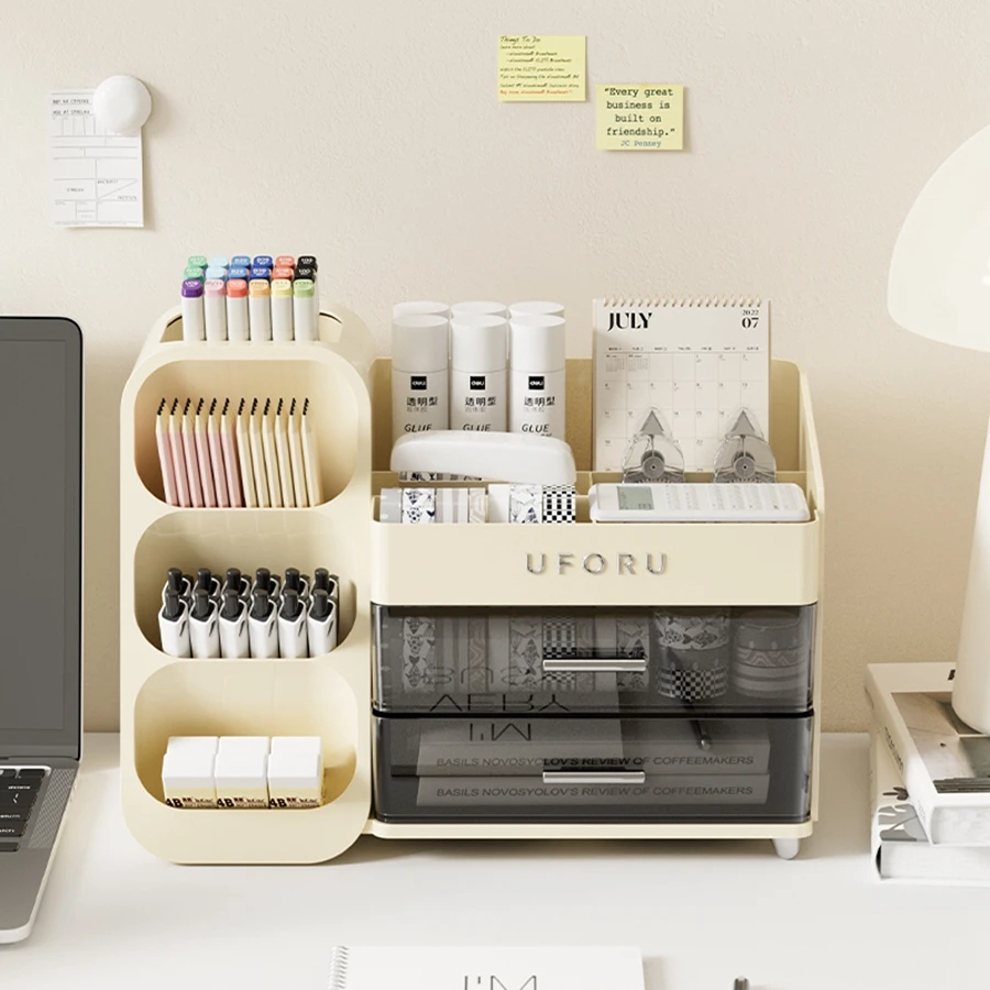 Kosmetik-Aufbewahrungsbox für den Schminktisch, Hochwertiges Design, Große Kapazität, Multifunktionales Regal für Lippenstifte und Hautpflegeprodukte
