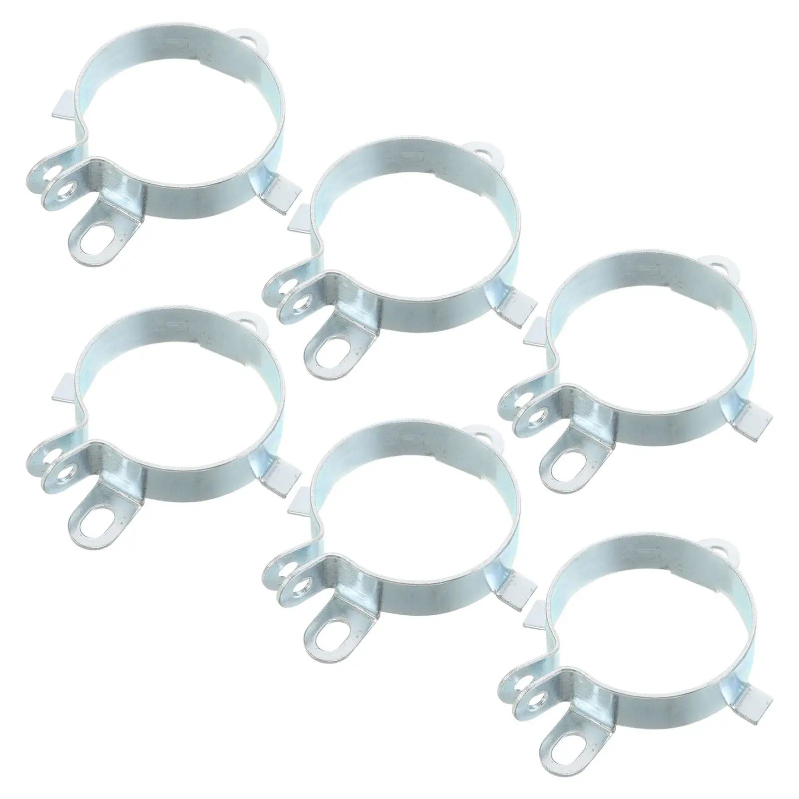 6Pcs Capacitor Fixing Clips Metal 35Mm Dual Hole Mounting Bracket for Electrolytic Capacitor Pcb Clamp Audio Electronics