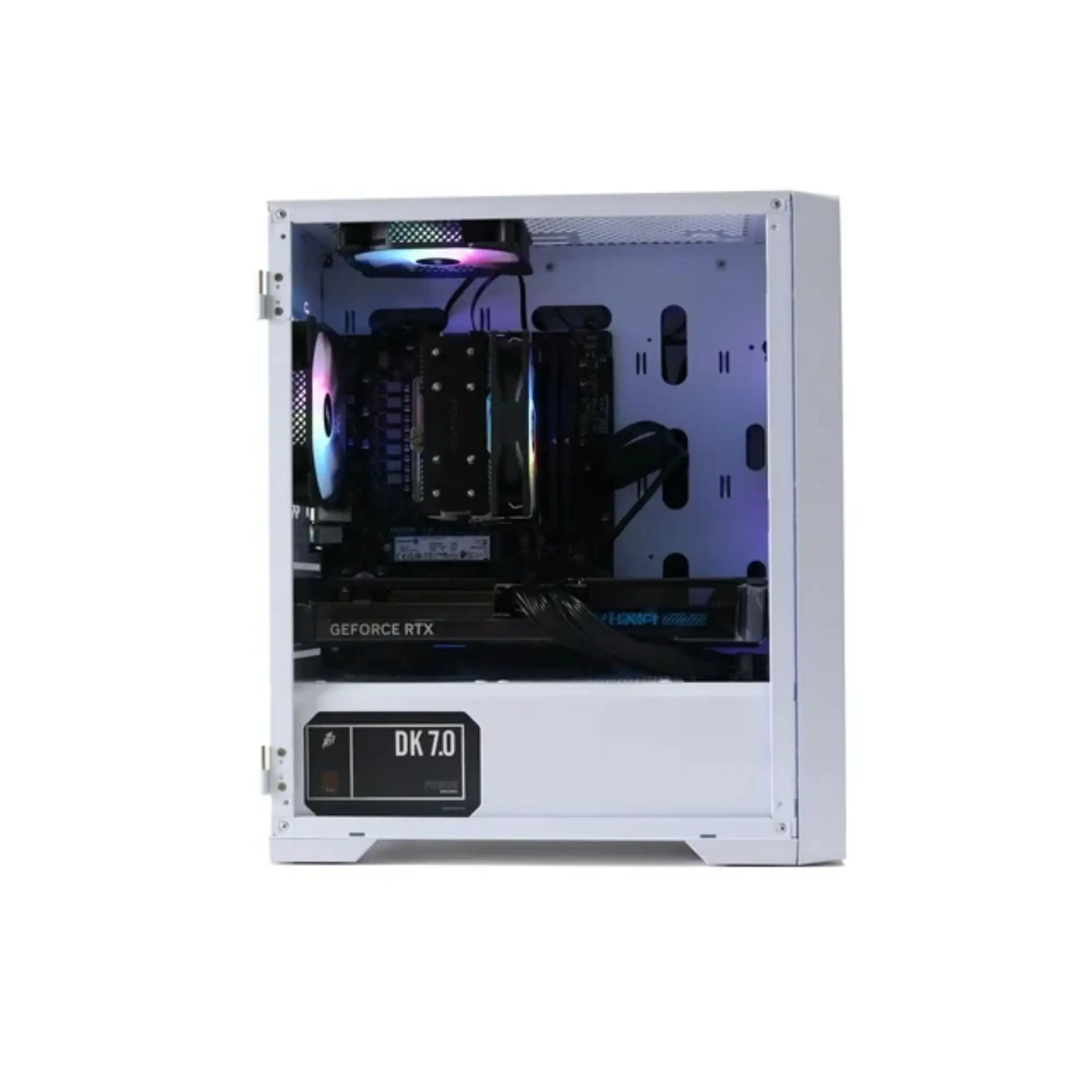 MXZ 고성능 게이밍 PC 데스크탑 컴퓨터, Ryzen R7 7700 RTX4070 B650M 32G DDDR5 6000MHZ 1TB NVME 윈도우 10 프로 키