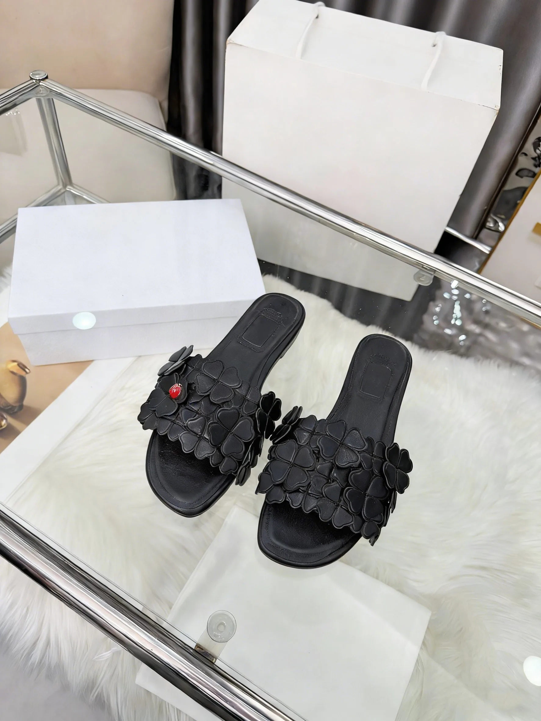 

Высококачественные модные новые повседневные женские туфли на плоской подошве из натуральной овчины, удобные