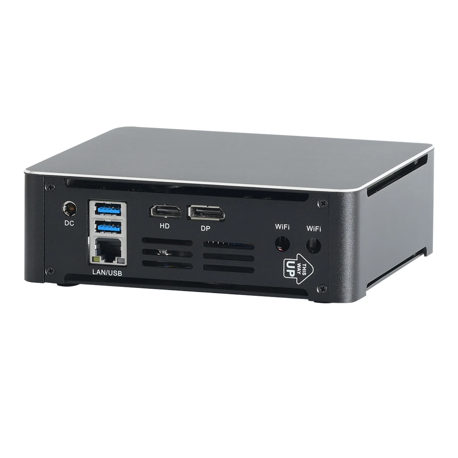 HUNSN-Mini computador de secretária do PC, 4K, BM21B, servidor, núcleo I7, 8750H, I7, 10850H, 10870H, Windows 11 pro, DP,HDMI,6USB3, tipo-C,LAN