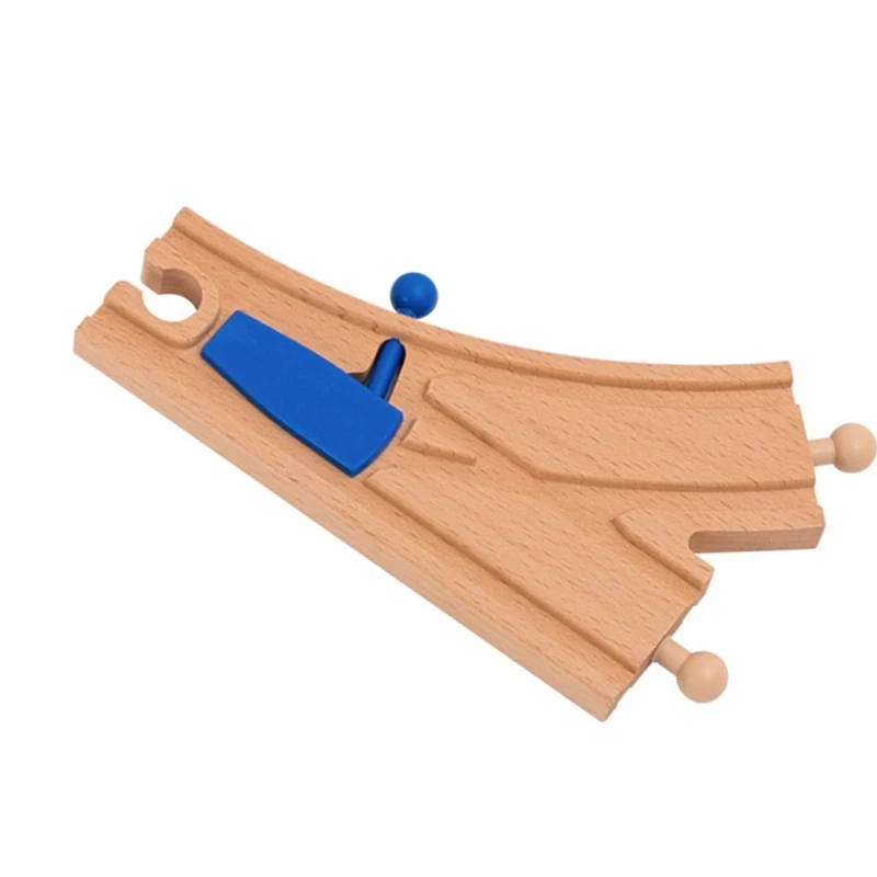 Houten treinrailverbinder Spoorwegdeel Treinset Accessoires voor peuter 15UB