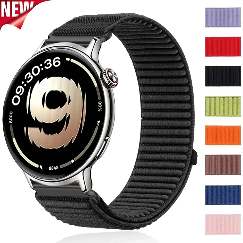 18/20/22mm Nylonarmband für OPPO Watch S/X3/X3 mini X2 Geflochtenes Armband für Garmin Forerunner 70 170 55 165 970 570 265/Venu 4 3