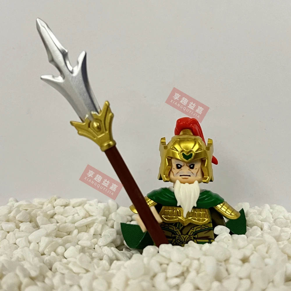 New Medieval warrior Action Figures Guan Yu Building Blocks Kid Gift Toy Model Mini Movies Characters Compatible MOC