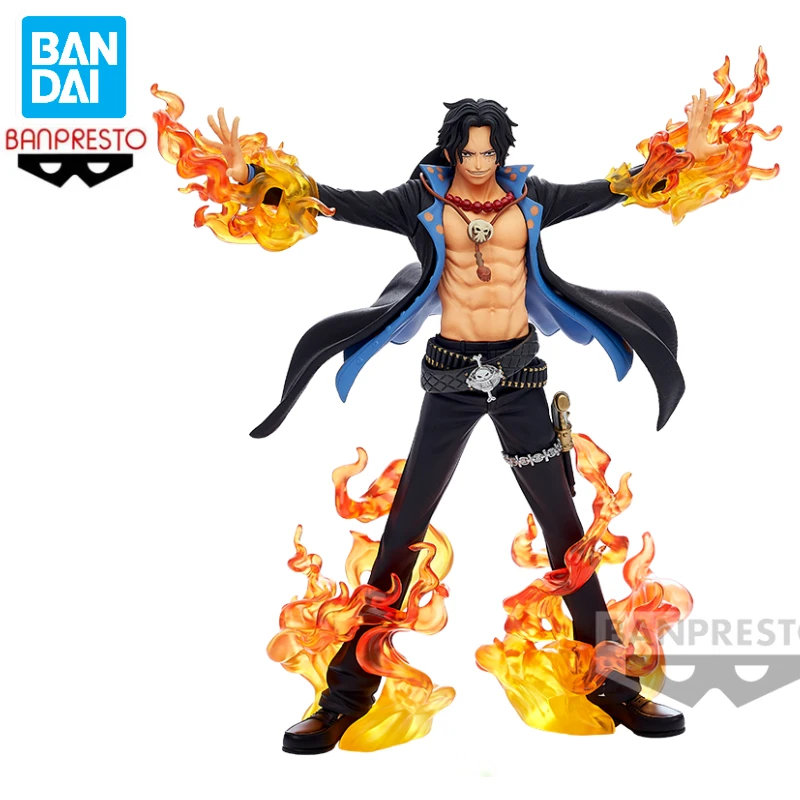 In Stock Bandai BANPRESTO DXF SPECIAL One Piece Portgas·D·Ace Anime Action Figure Toy Gift Model Collection Hobby