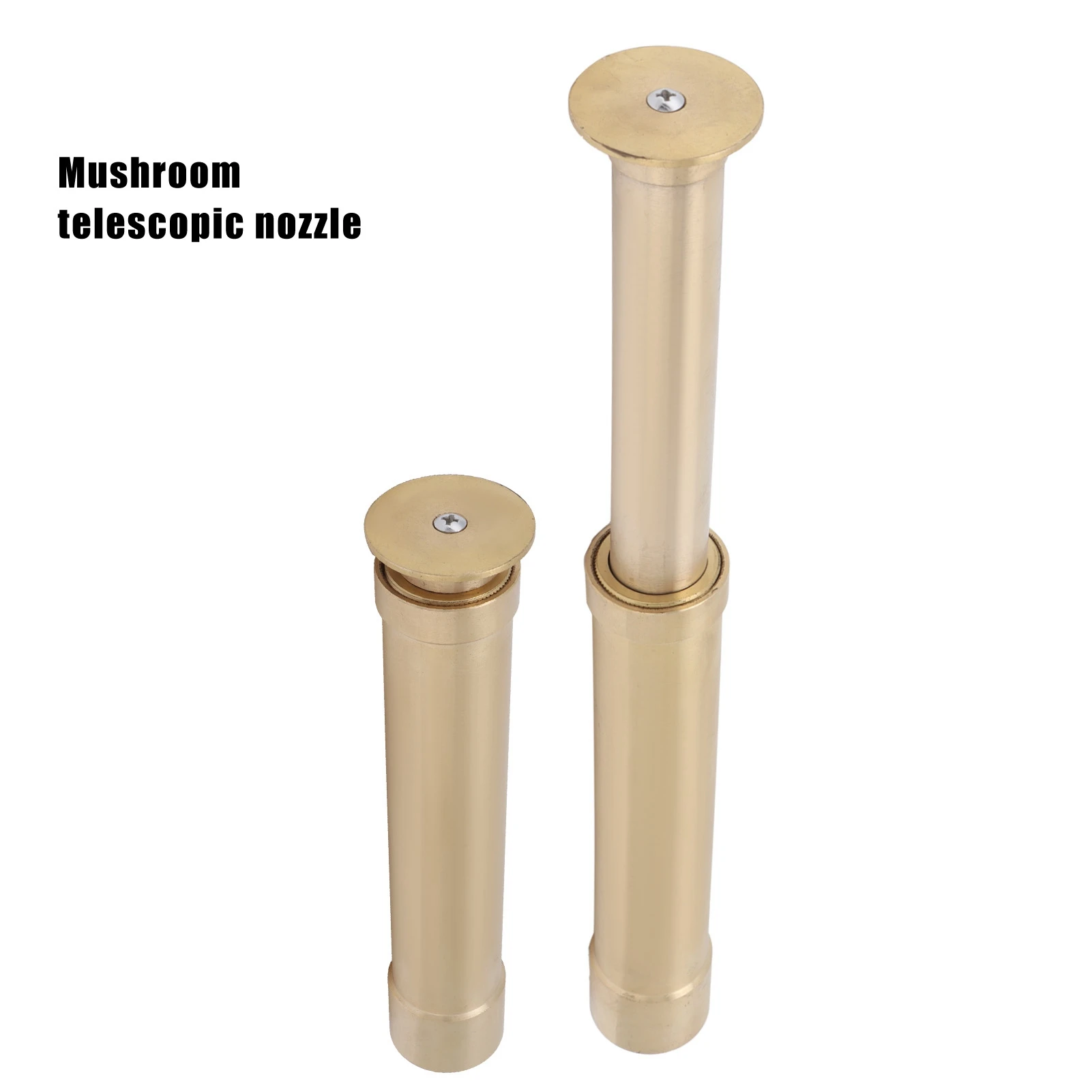 G1 DN25 Female Thread Fountain Nozzle Brass Telescopic Mushroom Water Spray Head Pond Sprinkler