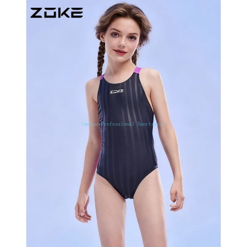 

FINA Approved Swimsuit ZokeCompetitiveTraining Racing Suit Athletes Professional Sporty Swimwear Bathing Suit For Teens