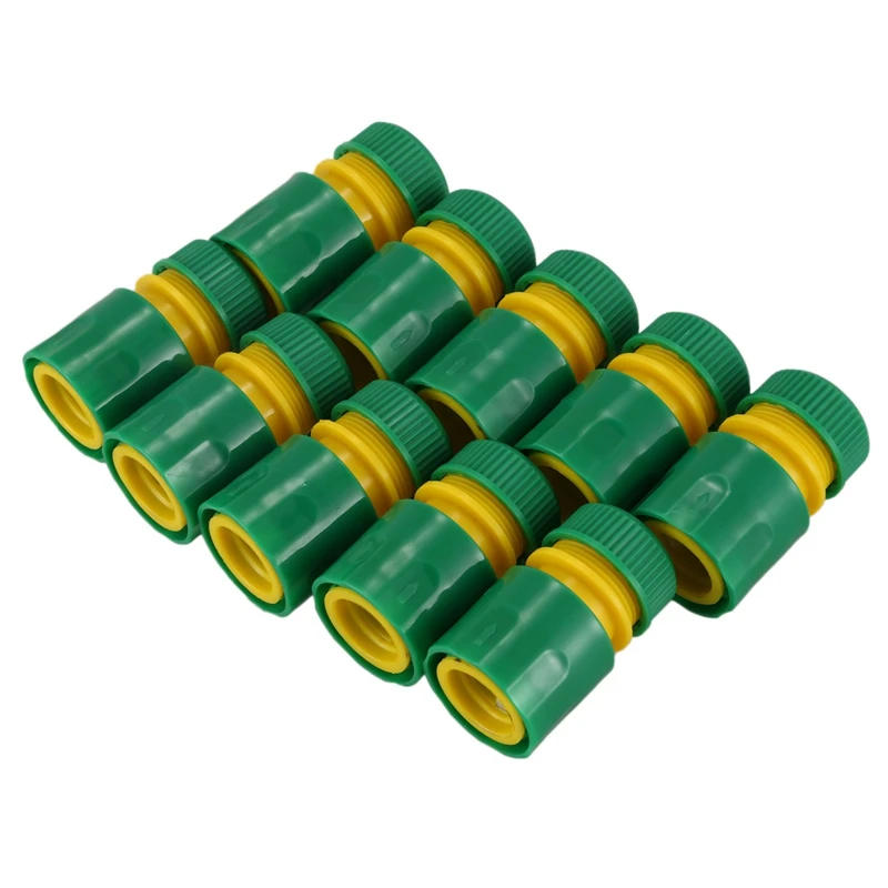 10Pcs Hose Garden Tap Water Hose Pipe Connector Quick Connect Adapter Fitting Watering 1/2 inch