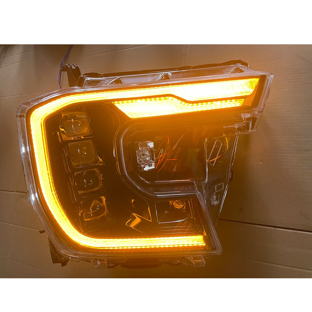 Car Led Front Headlamp Four Lens Head Light HeadLamp Auto Parts HeadLight For Ford Ranger T9 2022 2023 2024 Upgrade