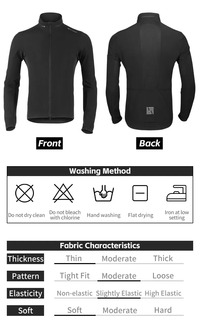 WEST BIKING Herren-Fahrradjacke, leichte, winddichte Fahrradjacke, atmungsaktive Frühlings- und Herbstjacke, Windbreaker mit Kapuze, Sportbekleidung. – Detail 3