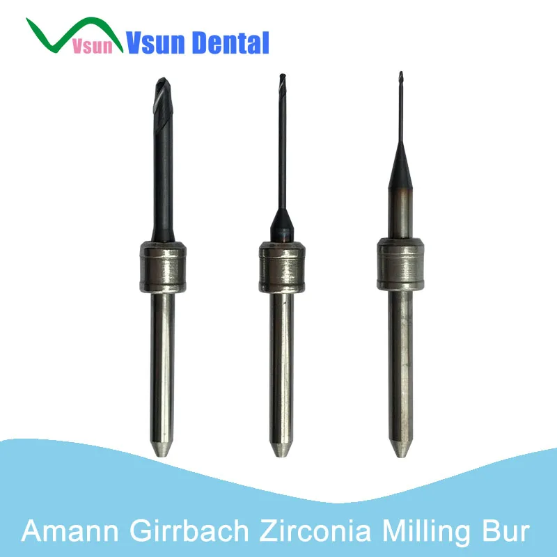 AG Amann Girrbach DLC Zirconia Milling Burs Cutters Drills Compatible with Ceramill Motion 2 Roto Motion Ceramill Mikro