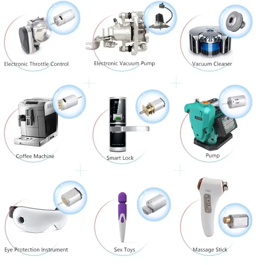Spazzole micro spazzole coreless 2863 ad alta velocità Motore CC spazzolato con encoder per pompa