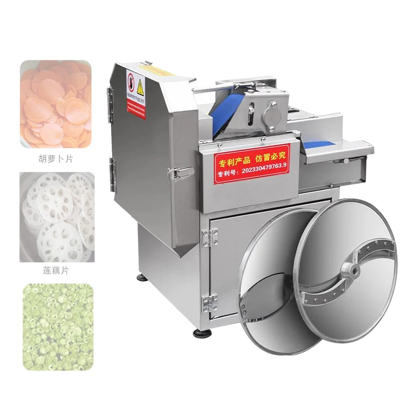 

400kg/H Electric Commercial Vegetable Cutter Machine Stainless Steel Potato Lemon Cutter Slicer Potato Fries Cutting Machine