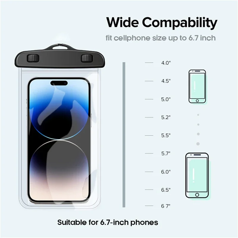 IP68 waterproof phone case swimming water proof bag universal underwater phone protector pouch PV cover for iPhone 15 14 13 Pro