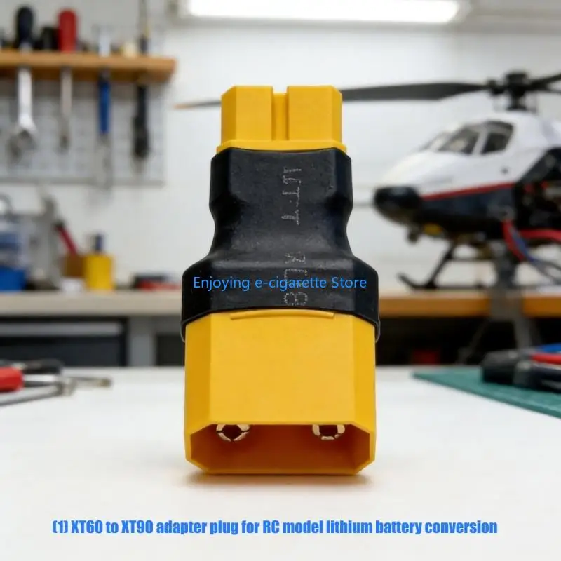 60 to XT90 Remote Battery Adapter Plugs, XT90 to 60 Plugs Male Female Connectors Y4QF