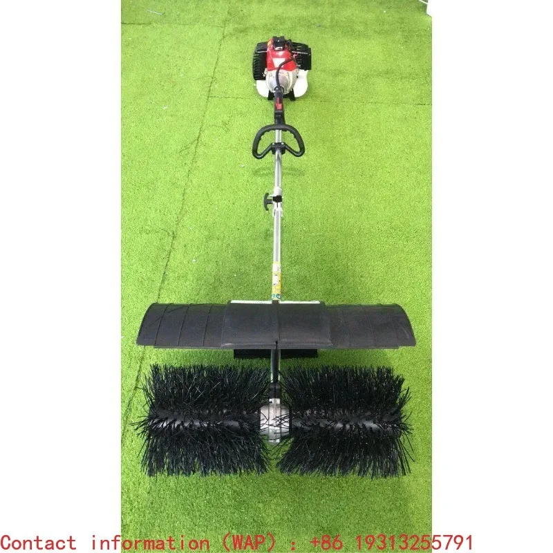 

Hand-push Lawn Sweeper Two-stroke Hand-held Lawn Combing Tools Artificial Turf Waste Cleaning Machine