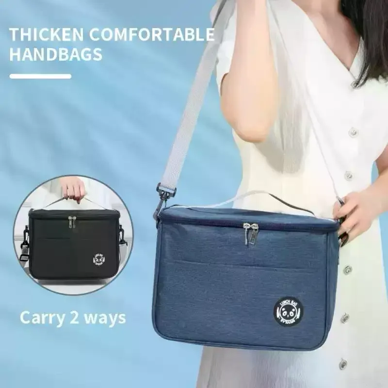 Upgraded Insulated Lunch Bag: Large-capacity Waterproof Aluminum Foil Thick Student Handbag