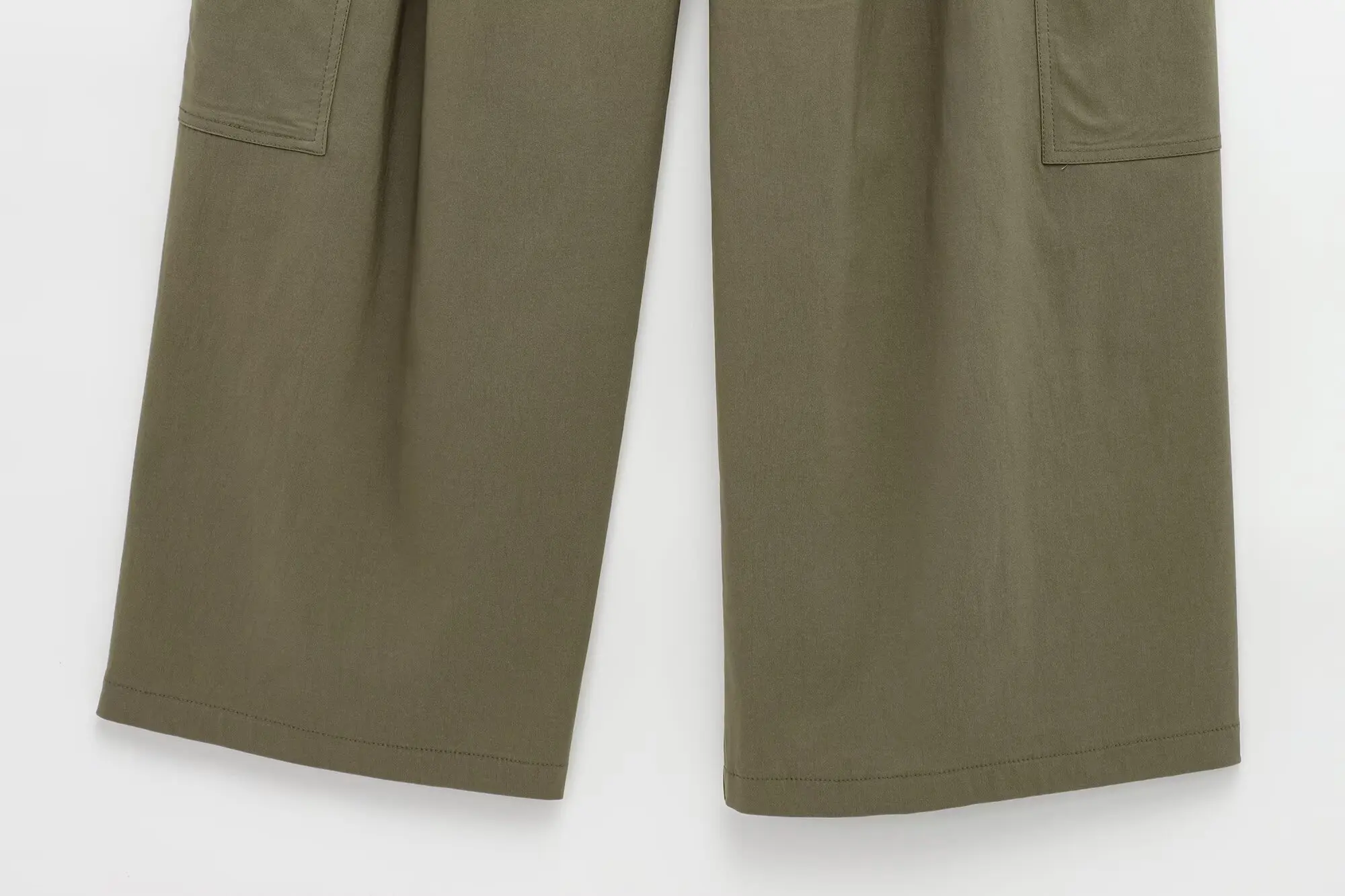 Dave&Di Minimalist Boyfriend Style Side Pocket Casual Pants High Waisted Harem Pants For Women Cargo Pants Casual Trousers