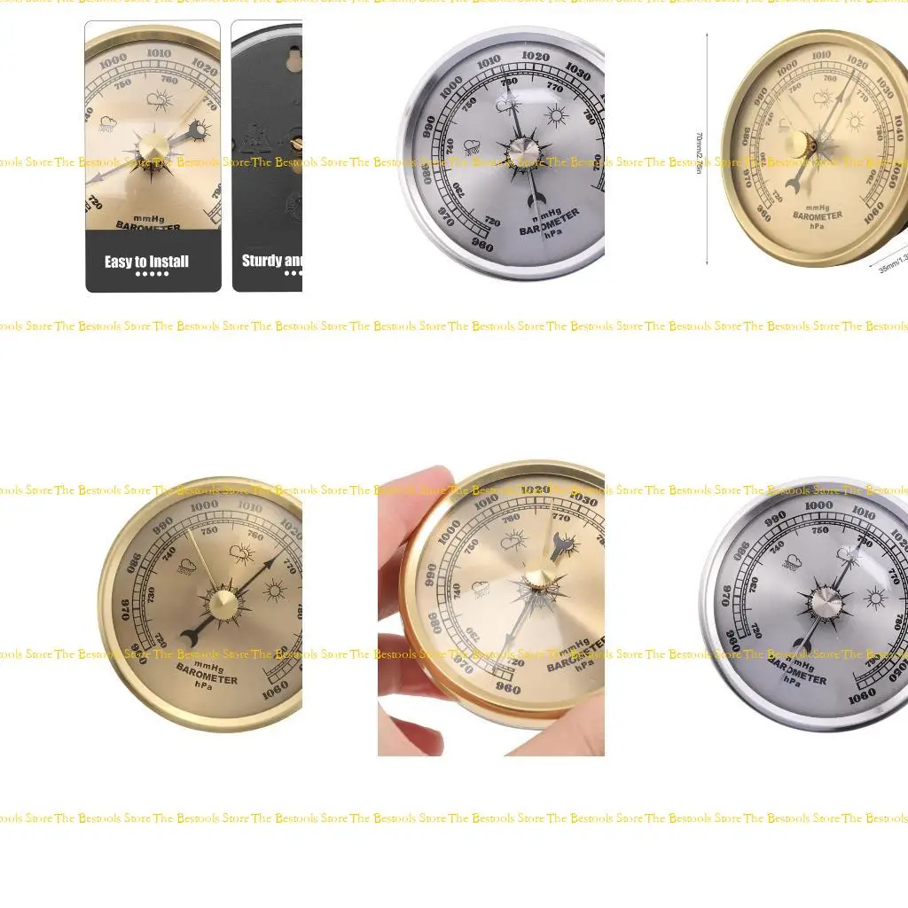 

12PF Precisions Engineered Barometer Large Weather Prediction Tool for Outdoor
