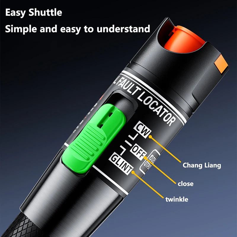 Visuelle Fehler Locator 5MW-100MW Rot Laser Pointer Optische Faser Test Werkzeug Fiber Optic Kabel Tester FC/SC/ST Universal Interface