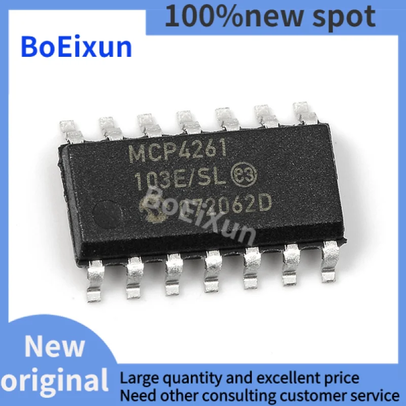 

1-100 PCS MCP4261-103E/SL Package SOP-14 MMCP4261-103 Data Acquisition Digital Potentiometer IC Chip Brand New Original