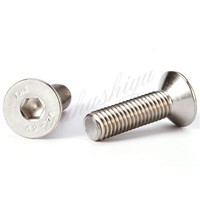 1/5/10/50pcs M1.6 M2 M2.5 M3 M4 M5 M6 M8 304 A2 Stainless Steel GB70.3 Hexagon Hex Socket Head Flat Countersunk Allen Bolt Screw