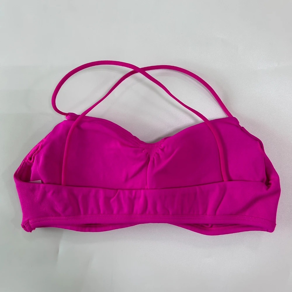 Pericic Nahtloser Sport-BH für Damen, Kreuzgurt-Rücken, Yoga-BH, V-förmig, gepolstert, Gym-Top, Yoga-Unterwäsche, Fitness-Workout-Kleidung – Detail 8