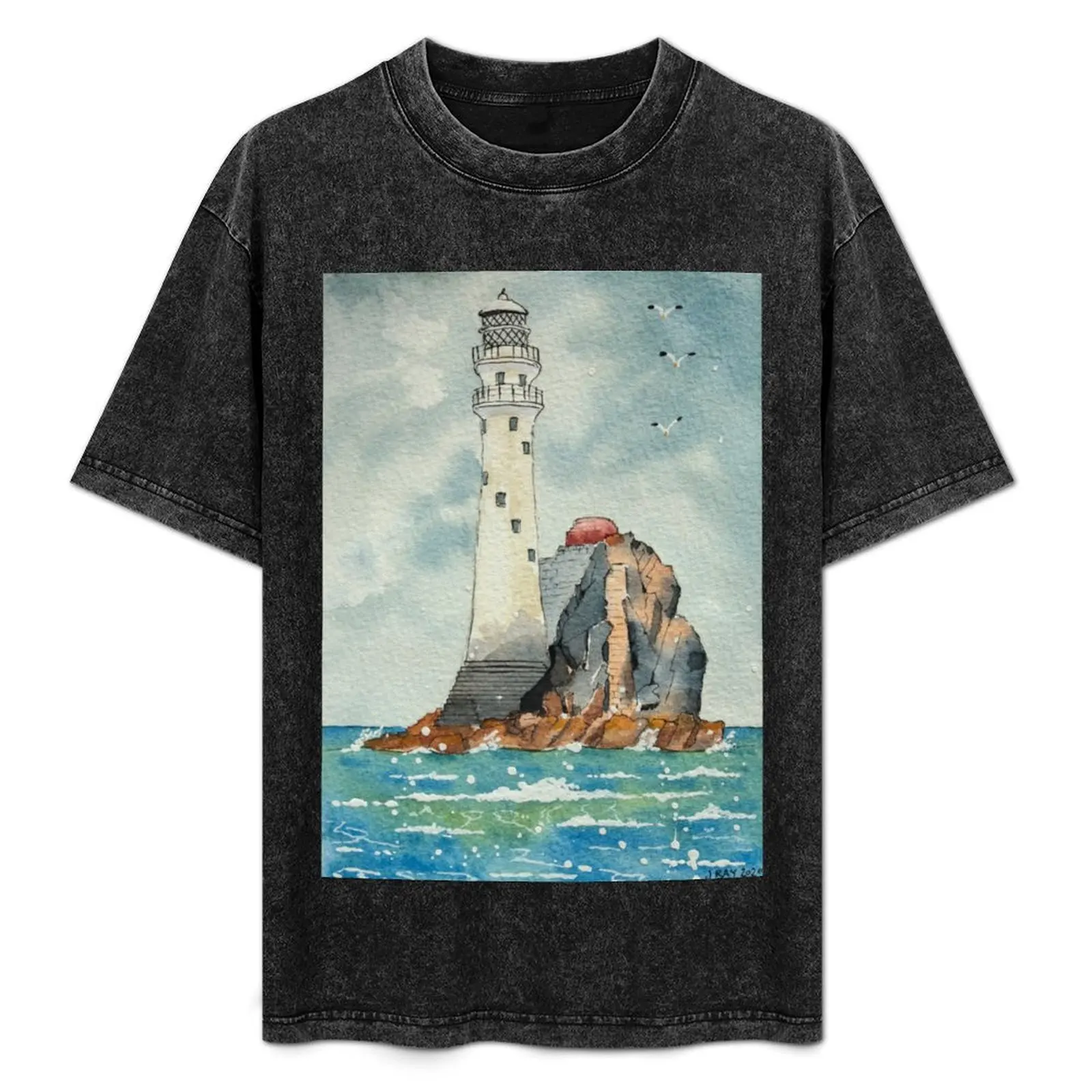 

Fastnet Lighthouse. T-Shirt t shirts designer anime tshirt printed t shirts for man man t shirts for men T-Shirt