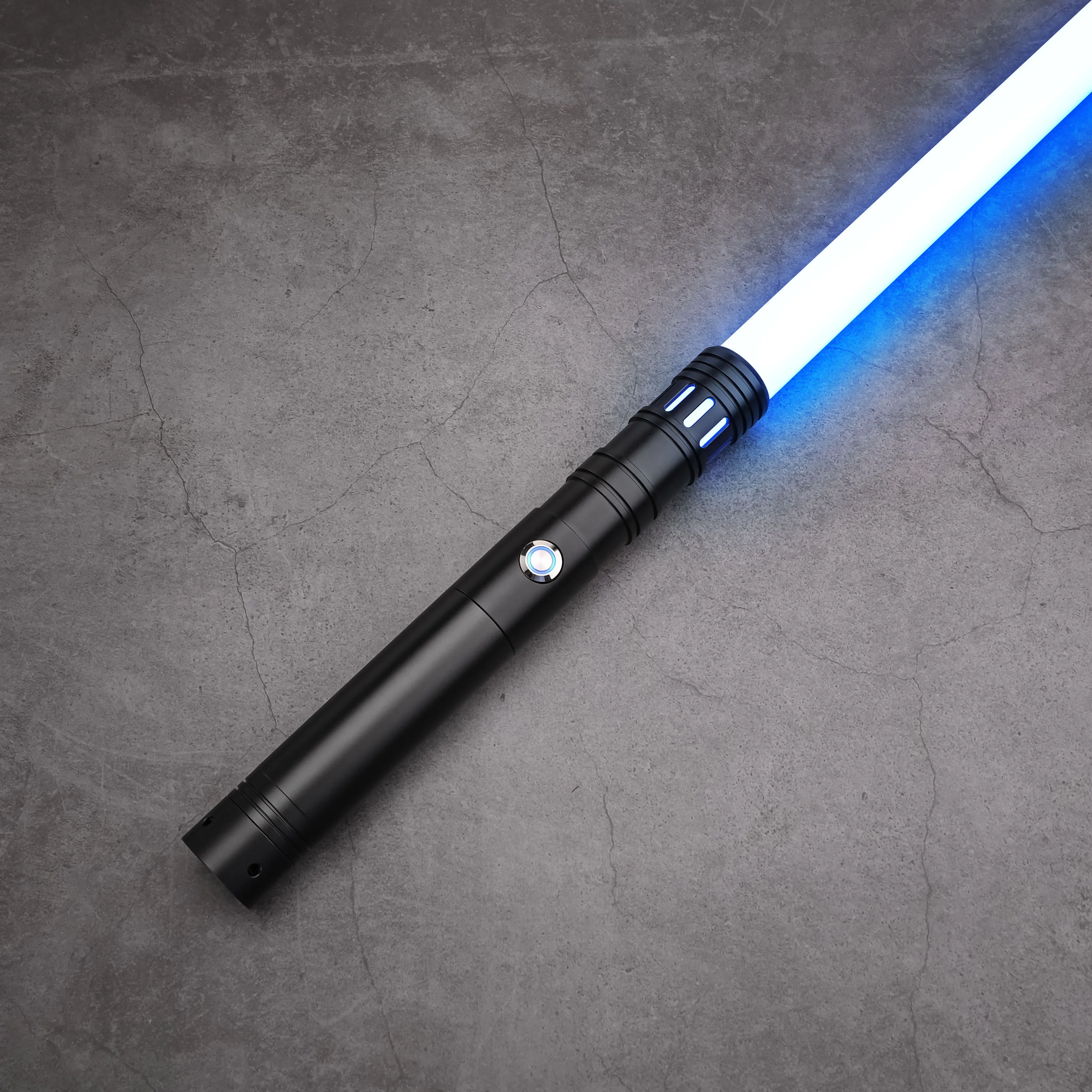 TXQSABER Lightsaber A03 RGB Heavy Dueling 12 Color Changing Blaster FOC Metal Hilt Laser Saber for Boys Girls Kids Cosplay Toys