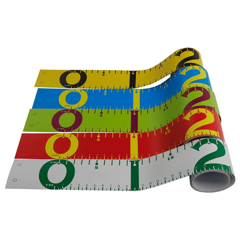 Measuring Tape Fishing Ruler Accurate Boat Equipment Back Paste Easy Measurement Fishing Tool Accessories Foldable PVC