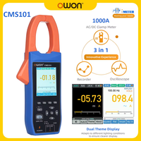 OWON CMS101 Three In One 1000A AC/DC Clamp Teter+Digital Oscilloscope Bluetooth Recorder Function NCV Multifunction Meter