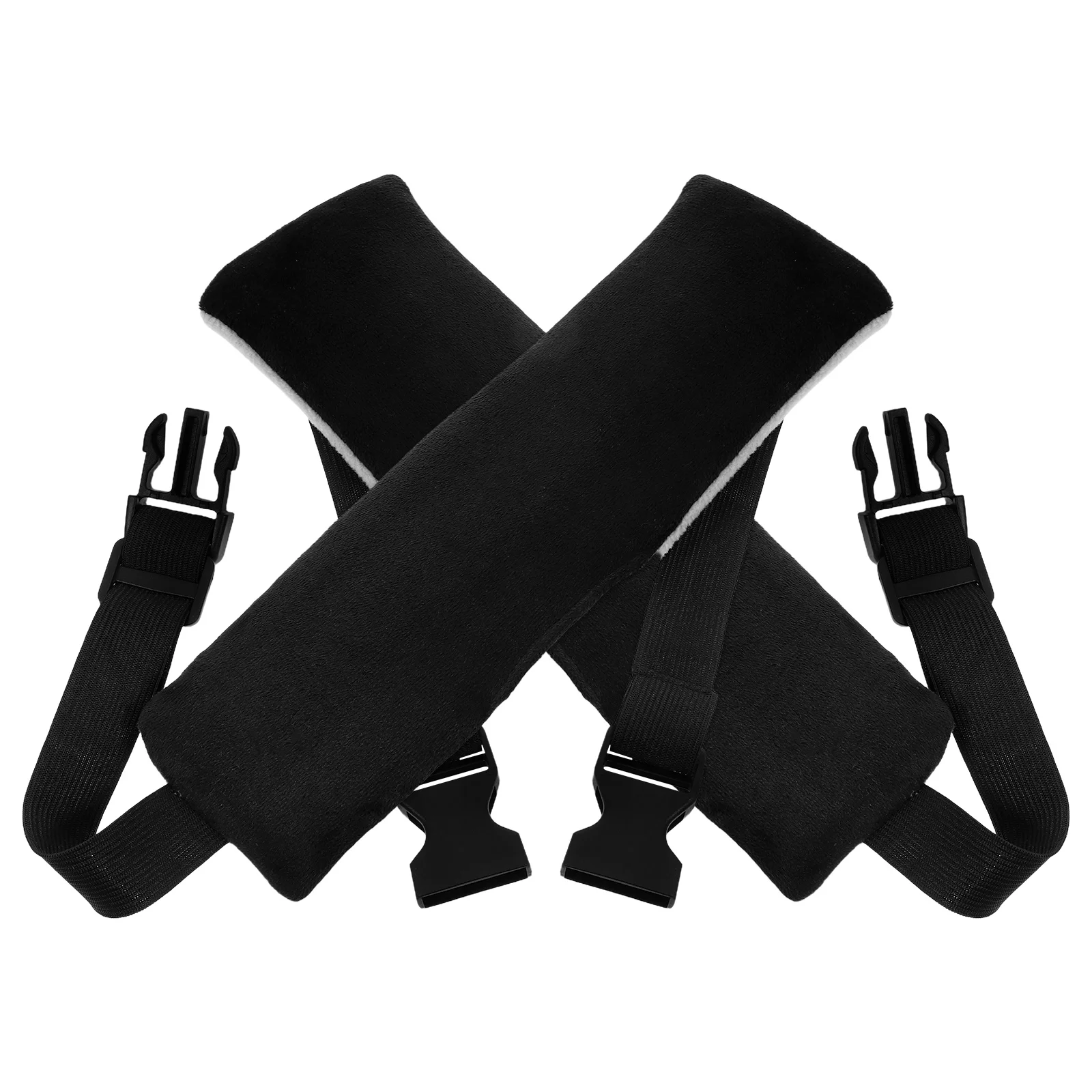 

2 Pcs Travel Head Support Belt Plane Airplane Straps Band Rest for Headrest Car Seat Cloth