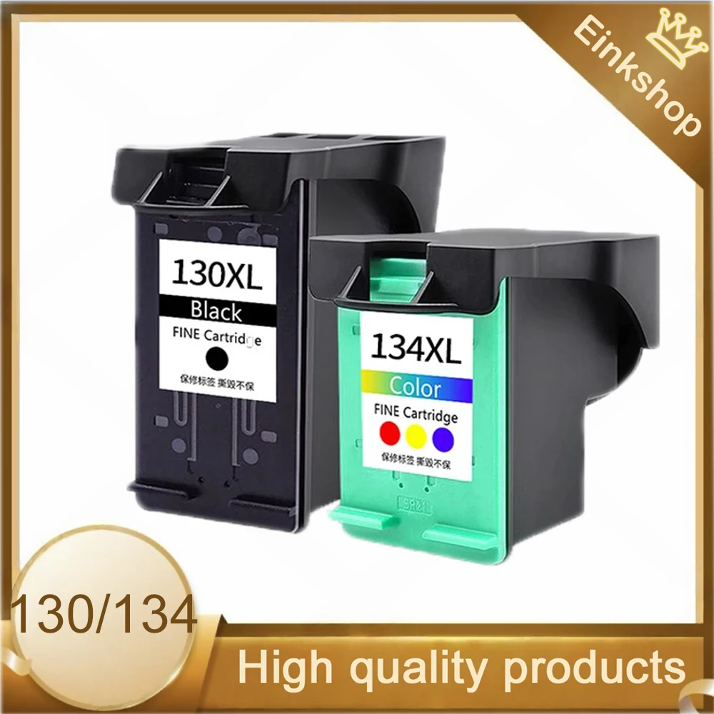 

einkshop for hp 130 134 Ink Cartridge Replacement 130 134 Deskjet 6543 5743 6623 5743 6843 6523 5943 6943 6983 printer