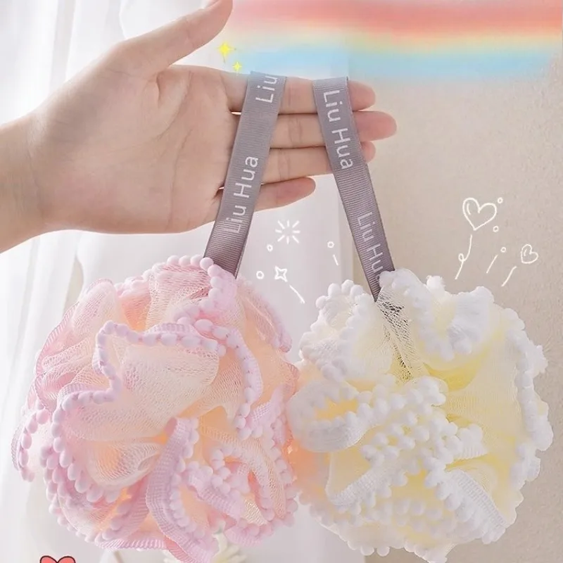 1-unidade-esponja-de-espuma-grande-em-bastao-para-banho-ferramenta-de-limpeza-corporal-suave-acessorio-de-banheiro-em-formato-de-flor-bola-de-tenis-4-cores-rosa